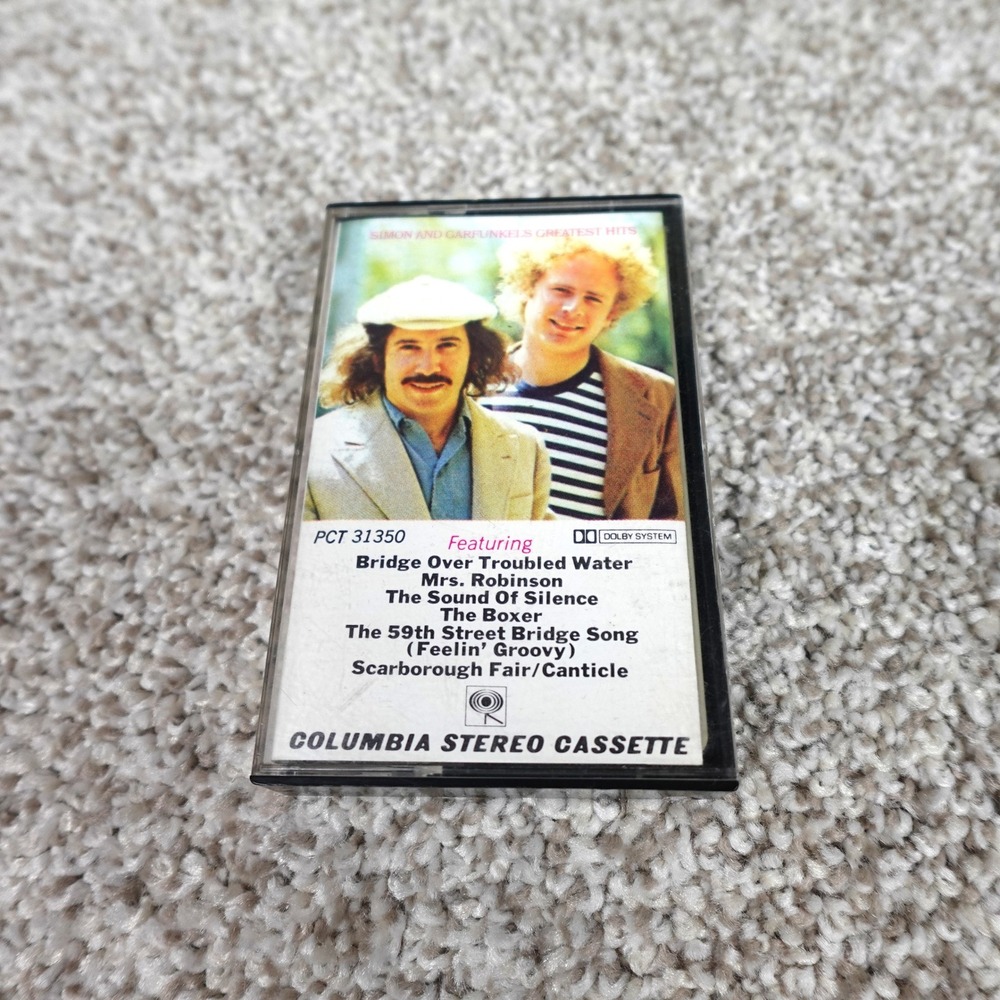 Simon and Garfunkel Greatest Hits Cassette Tape Columbia PCT 31350 1972 Folk